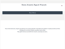 Tablet Screenshot of ksiazeklegal.pl